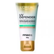 Loreal Protetor Facial UV Defender Antioleosidade Cor Média FPS60 40g