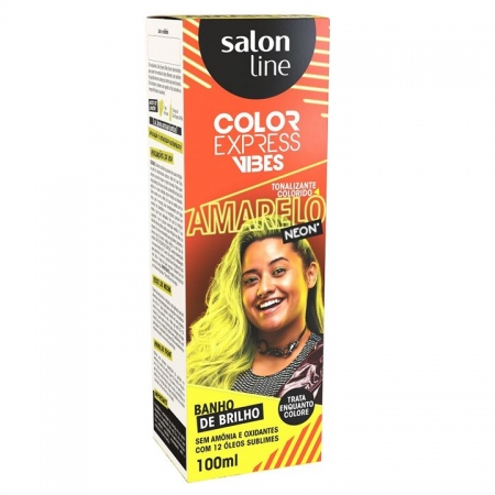 Salon Line Tonalizante Color Express Vibes Amarelo Neon