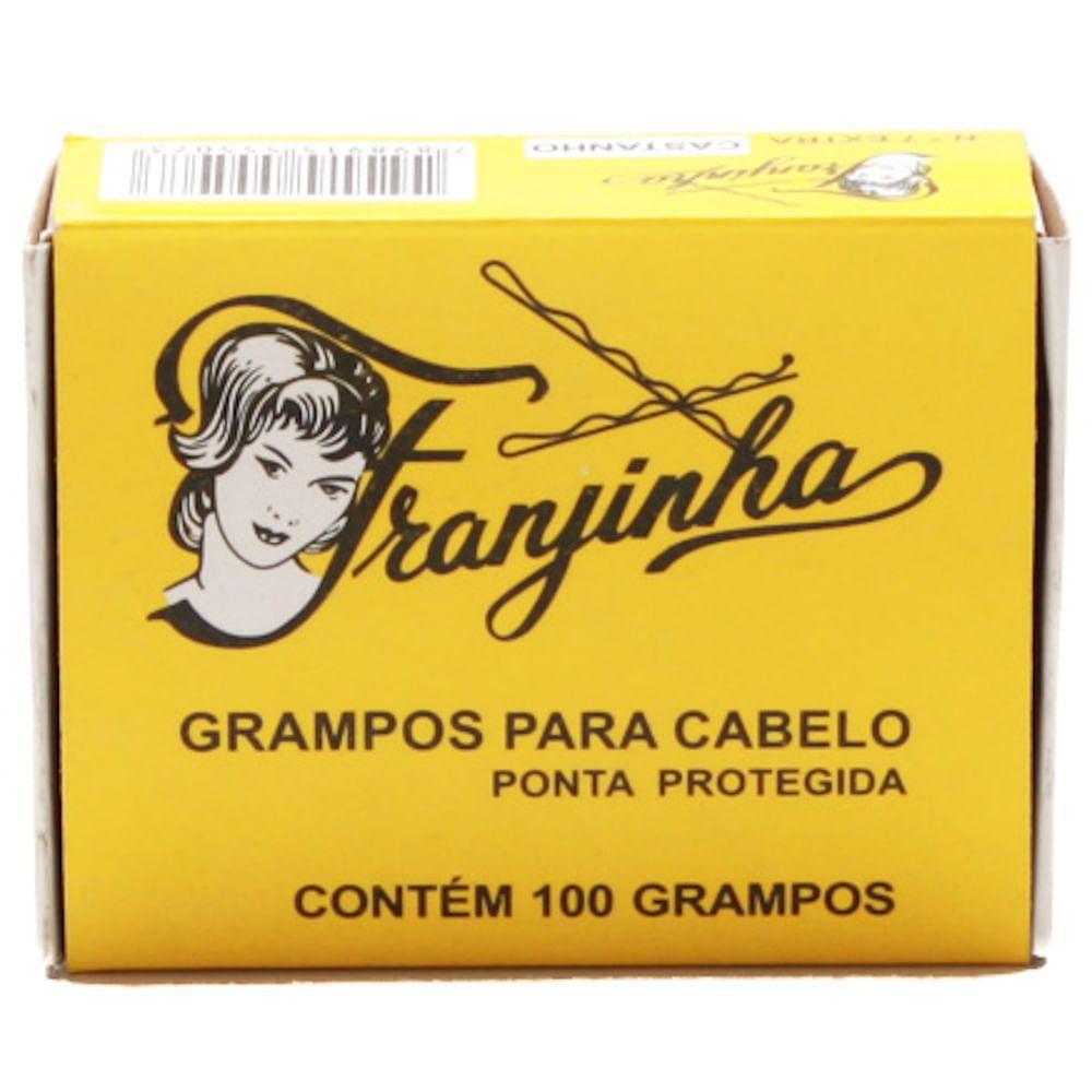 Grampo Cabelo Franjinha N.7 c/100 Castanho