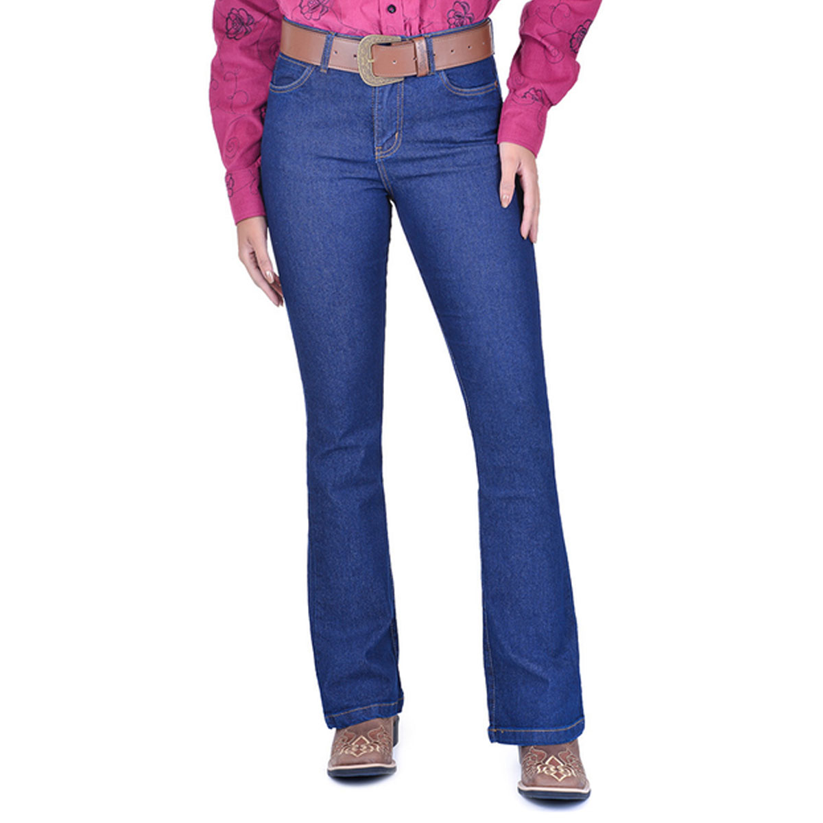 Calça Jeans Feminina Wrangler Lycra 21M Western Flare 21M4CHD60