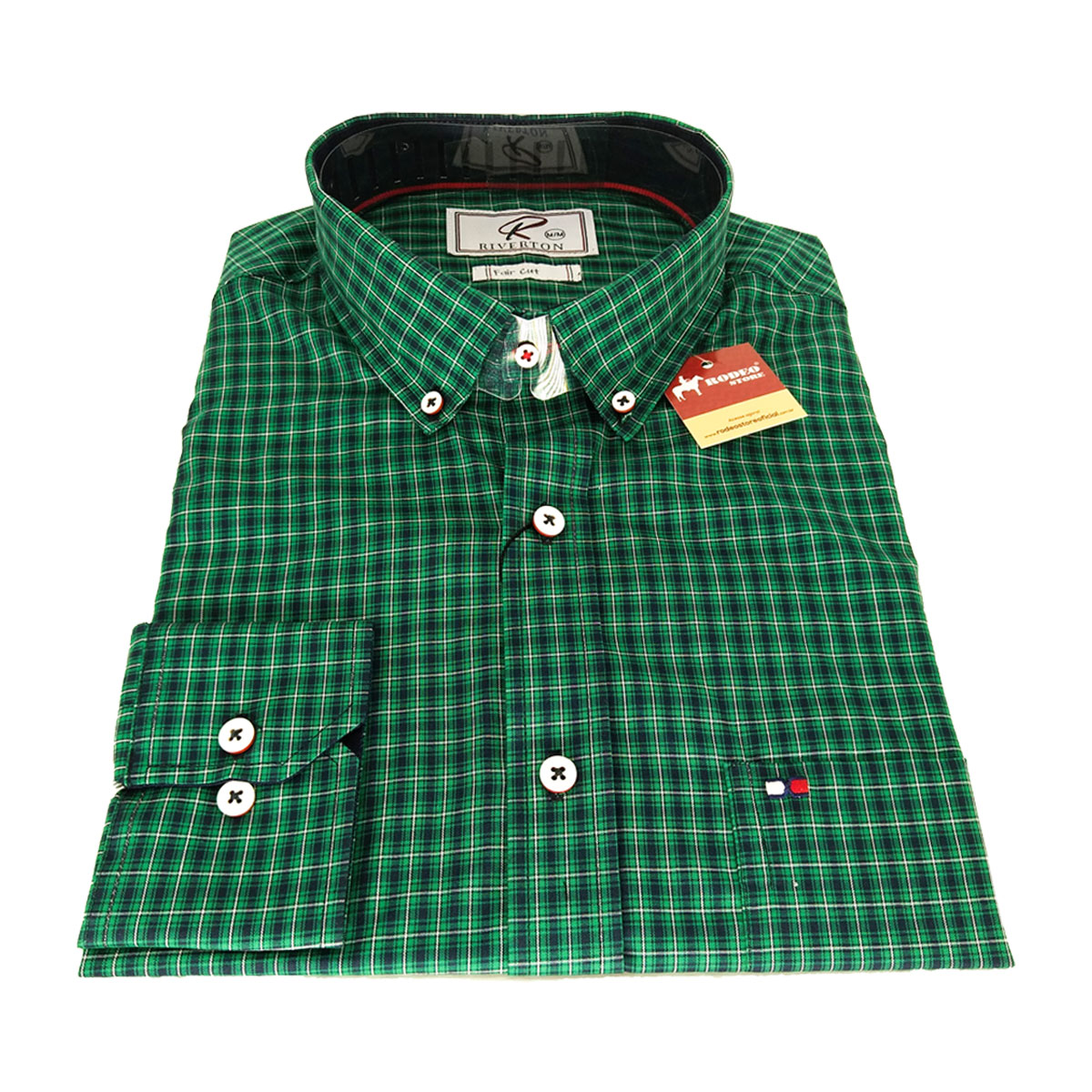 Camisa Masculina Riverton Verde  020527