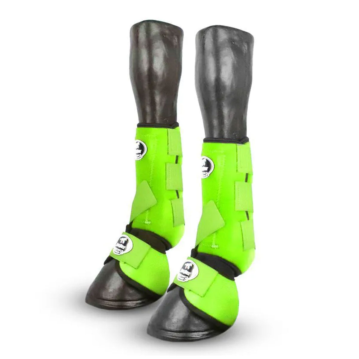 Kit Proteção Ventrix Boots Horse Color Verde Limão