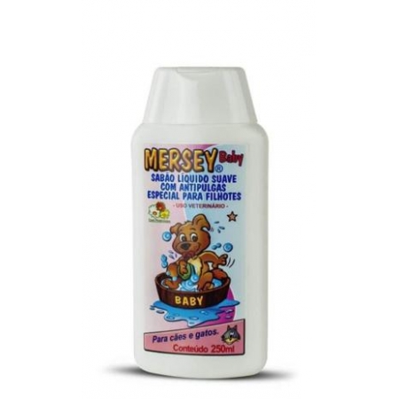 Shampoo Mersey Baby Especial Cães E Gatos Filhotes 250ml