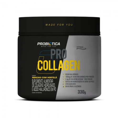 Pro Collagen Pote 330g Abacaxi Com Hortelã