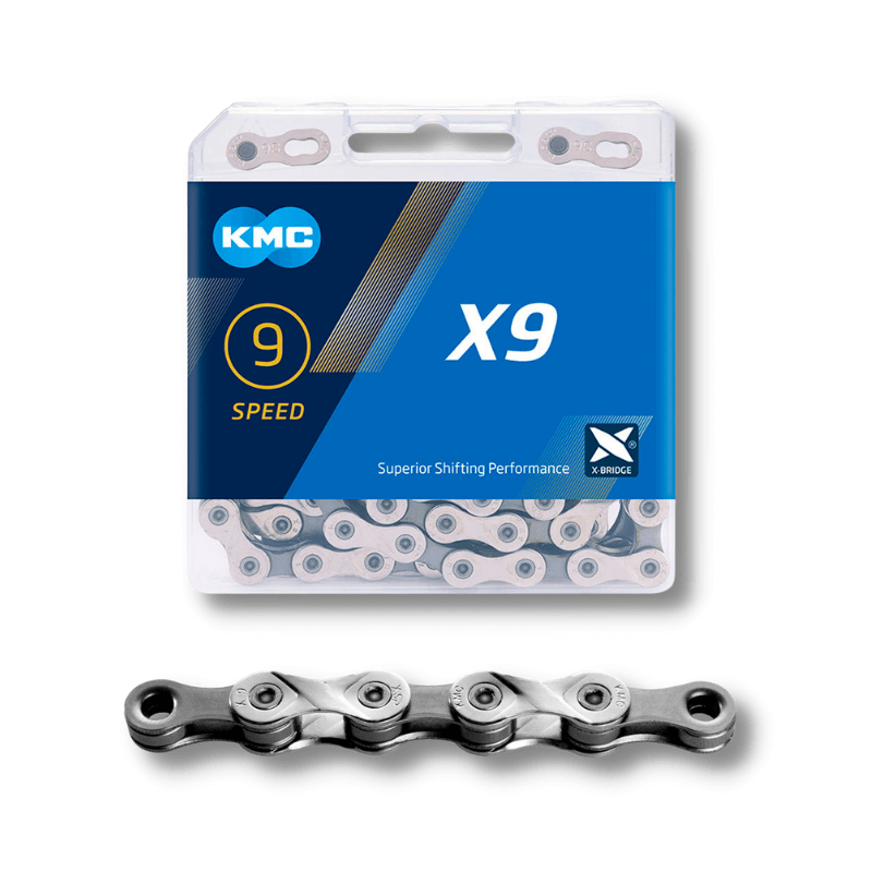 Corrente Fina 9v Kmc X9 Index Pta/Cza Silver
