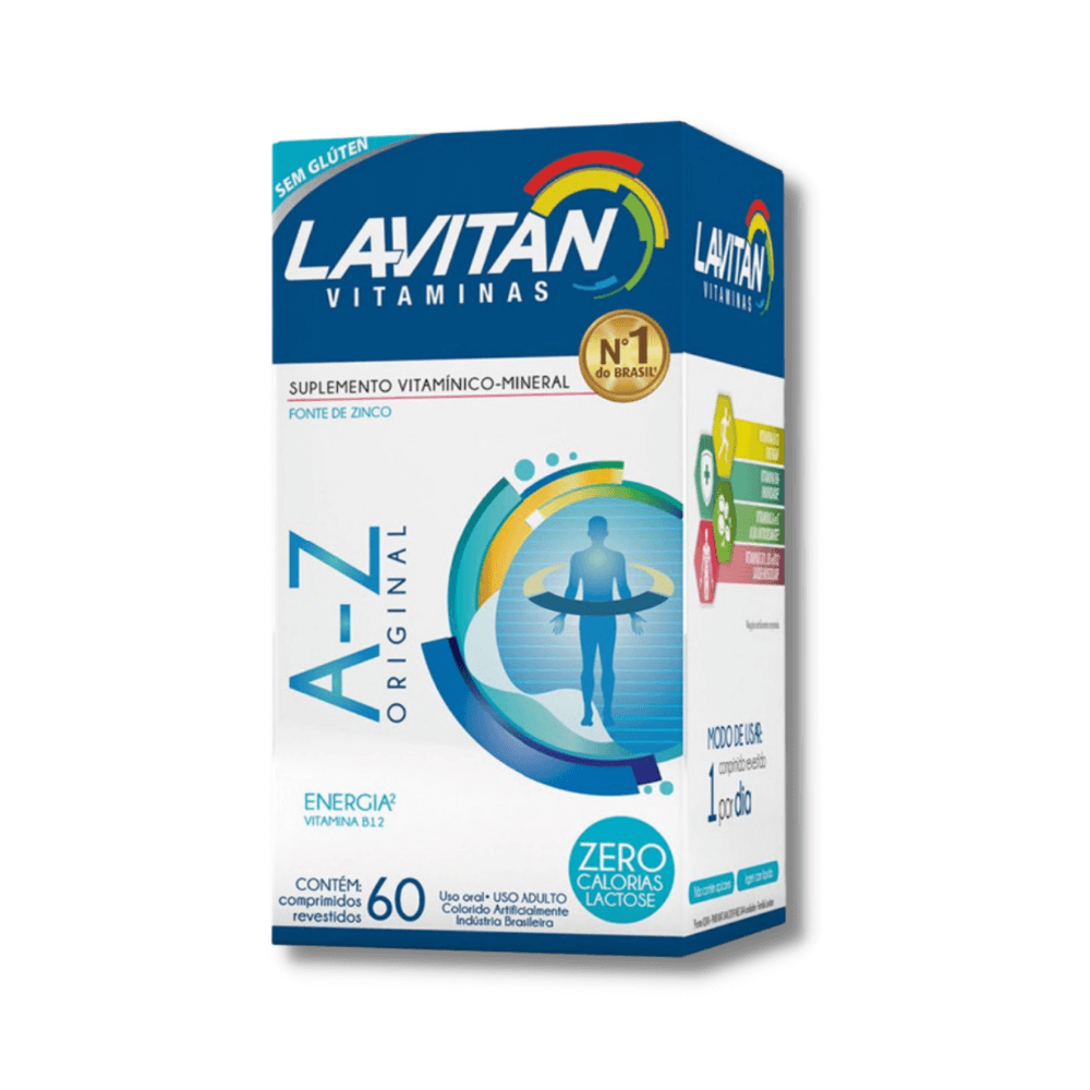 Lavitan A-z Homem 60 Comprimidos Multivitamínico