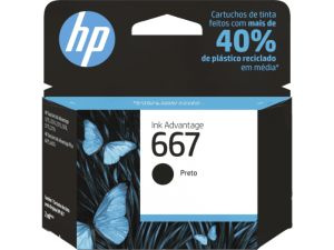 CARTUCHO HP 667 (3YM79AB) PRETO 2ML
