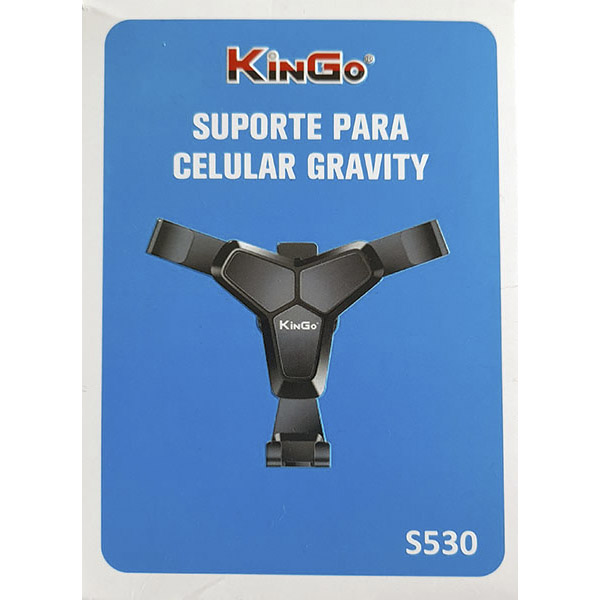 SUPORTE VEICULAR PARA CELULAR GRAVITY S530 KINGO