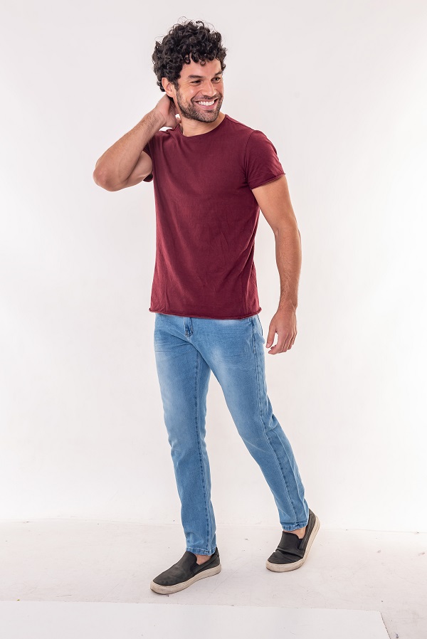Calça Jeans Masculina Skinny Com Elastano -  2102648