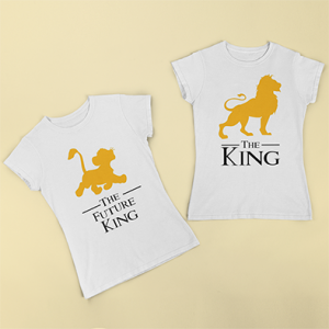 Camiseta - Pais | The King e The Future King