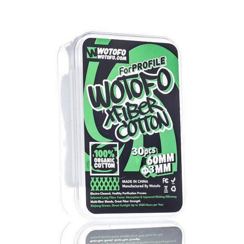 Algodão XFiber Cotton Organic - Wotofo