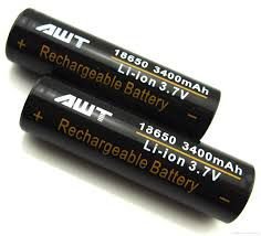 Bateria 18650 Li-ion - AWT® 3400 mAh 3.7V