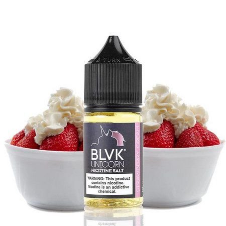 Líquido Blvk Unicorn Salt - Strawberry Cream