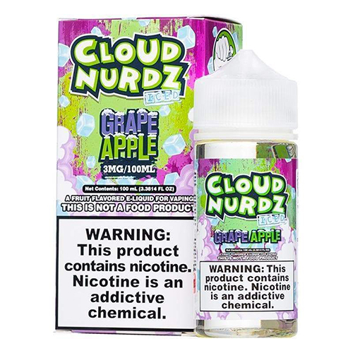 Líquido Cloud Nurdz - Grape Apple Iced