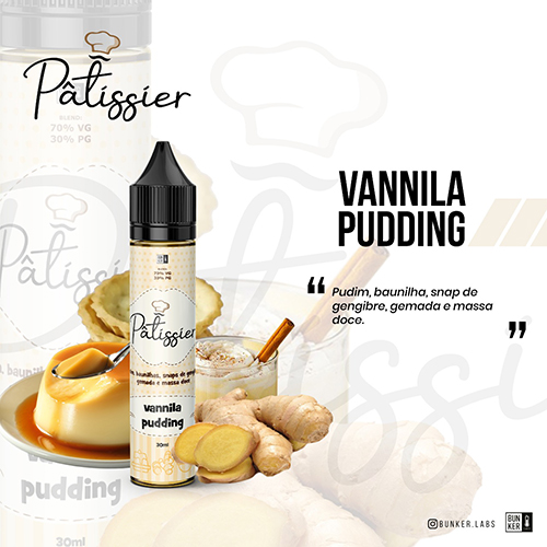 Líquido Pâtissier - Vanilla Pudding