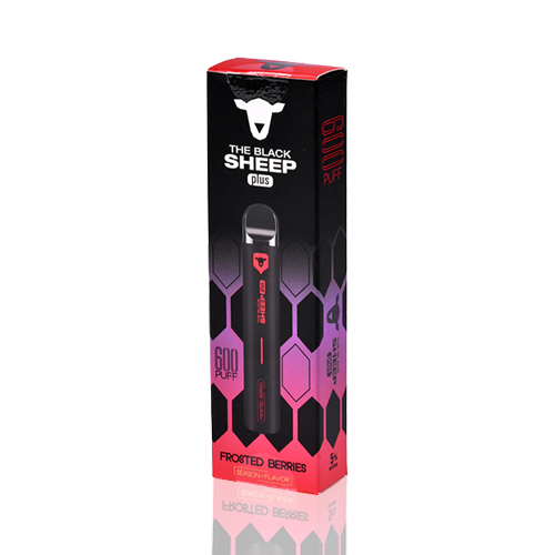 Pod Descartável The Black Sheep Plus - 600 Puffs - Frosted Berries