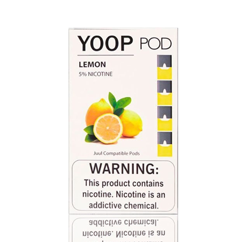 Yoop Pods Lemon - Compatíveis com Juul- Yoop Vapors