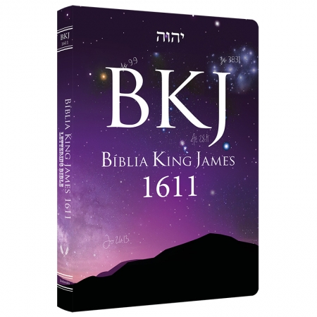 Bíblia King James 1611 Ultrafina Lettering Bible Universo