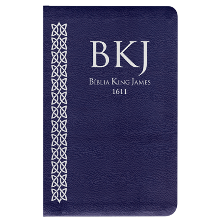 Bíblia King James 1611  Ultrafina Slim (Azul)