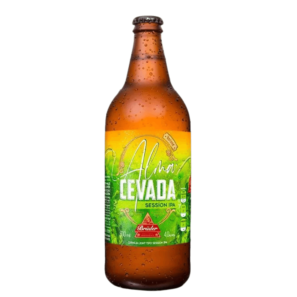 Cerveja Bruder Alma Cevada Session IPA - Garrafa 600ml