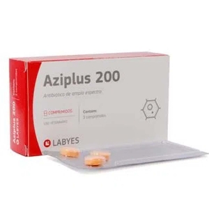 Antibiótico Aziplus 200 3 comprimidos