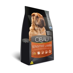Ração Cibau Sensitive Lamb Medium Maxi Para Cães Adultos 12 Kg