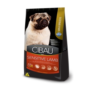 Ração Cibau Sensitive Lamb Mini Para Cães Adultos 1 Kg