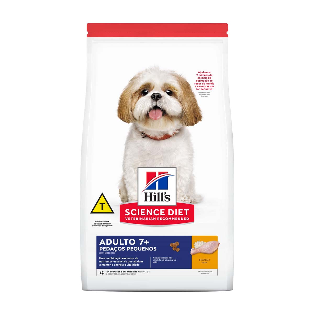 Ração Hill's Science Diet Canino Adulto 7+ Pedaços Pequenos 2,4 Kg
