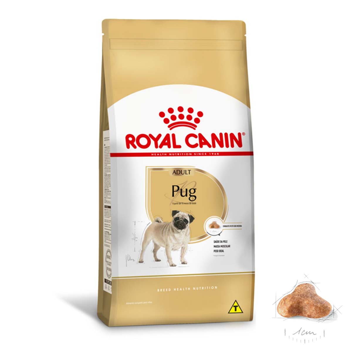 Ração Royal Canin Pug Adulto 2,5 KG