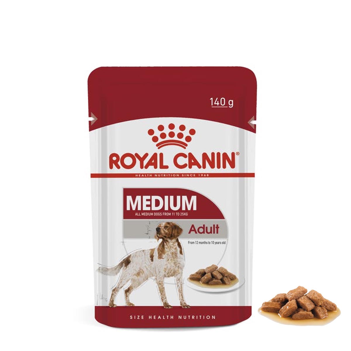 Sachê Ração Royal Canin Medium Adult Alimento Úmido 140G