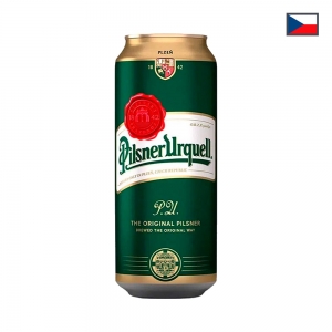 Cerveja Tcheca Pilsner Urquell 500ml Lata - 6 und + Caneca