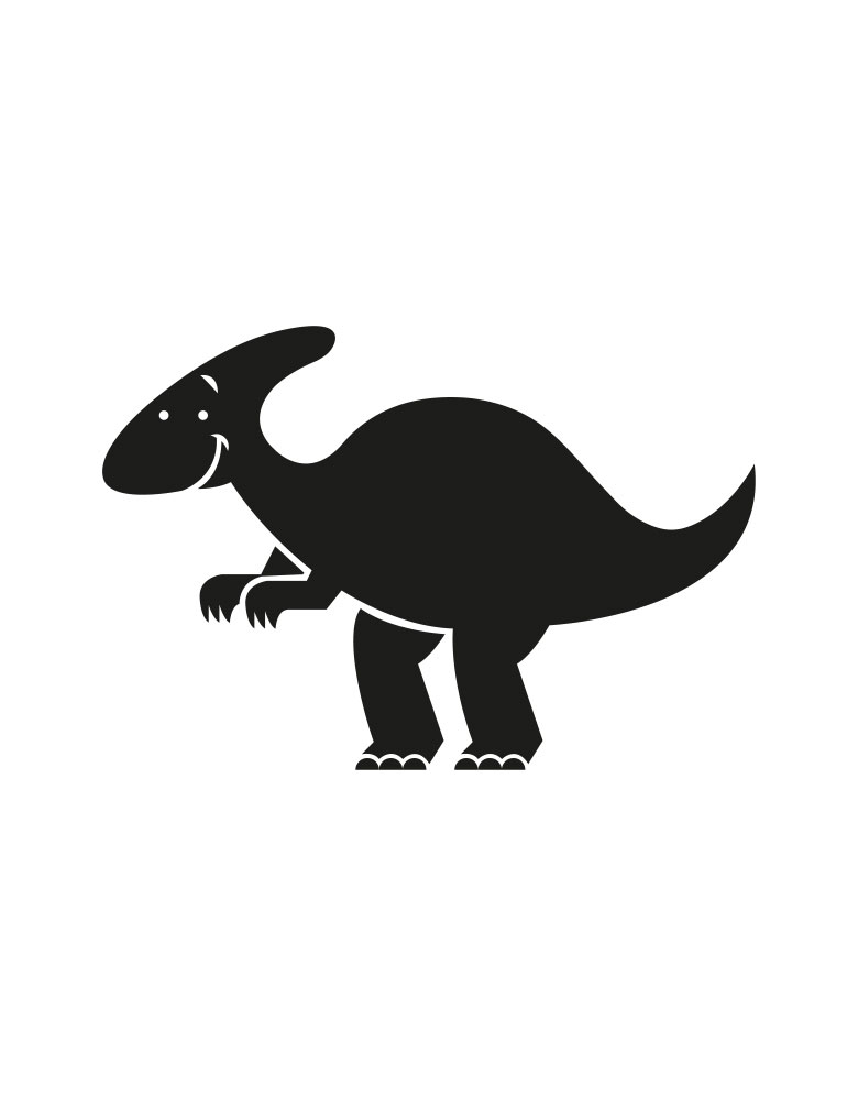 Adesivo de Lousa Formas - Dinossauro 02
