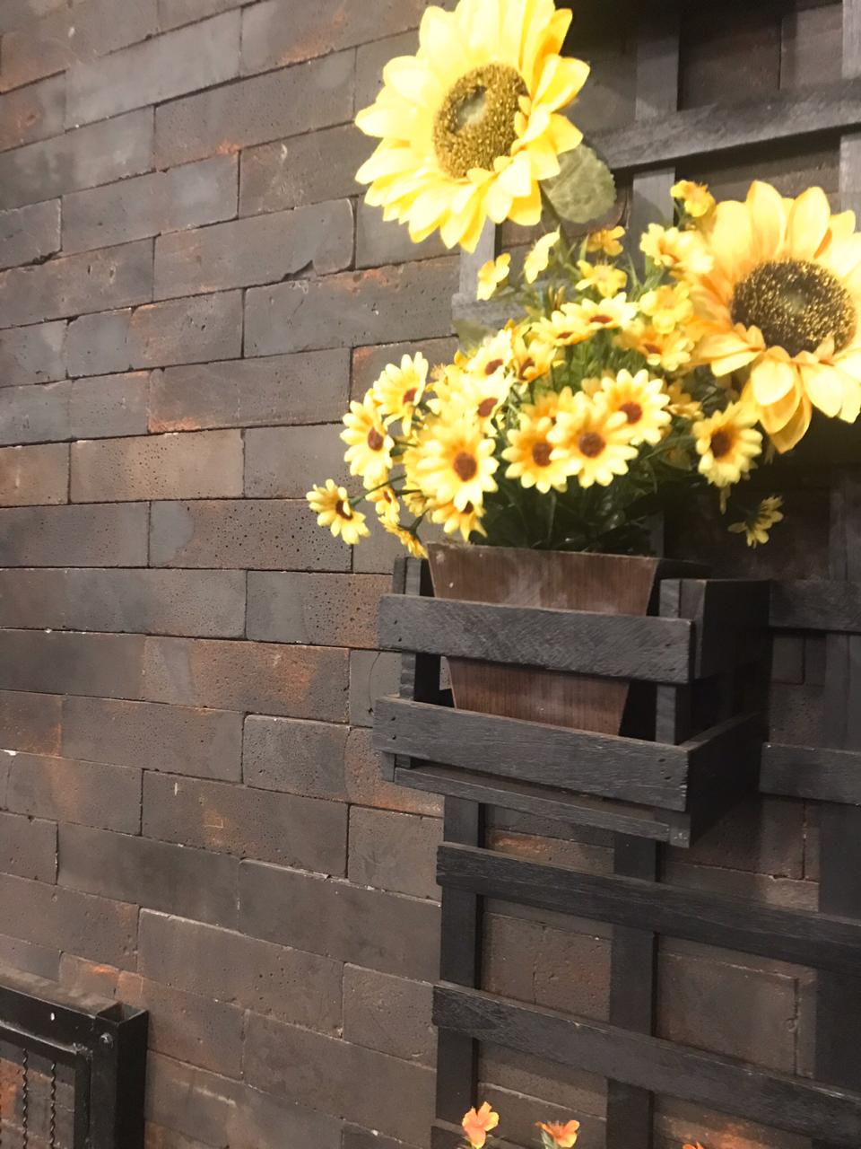 Tijolinho Brick Pau Ferro - Revestimento Rústico - Decoração paredes