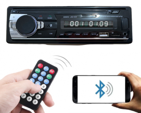 Rádio MP3 Som automotivo com USB bluetooth  SD