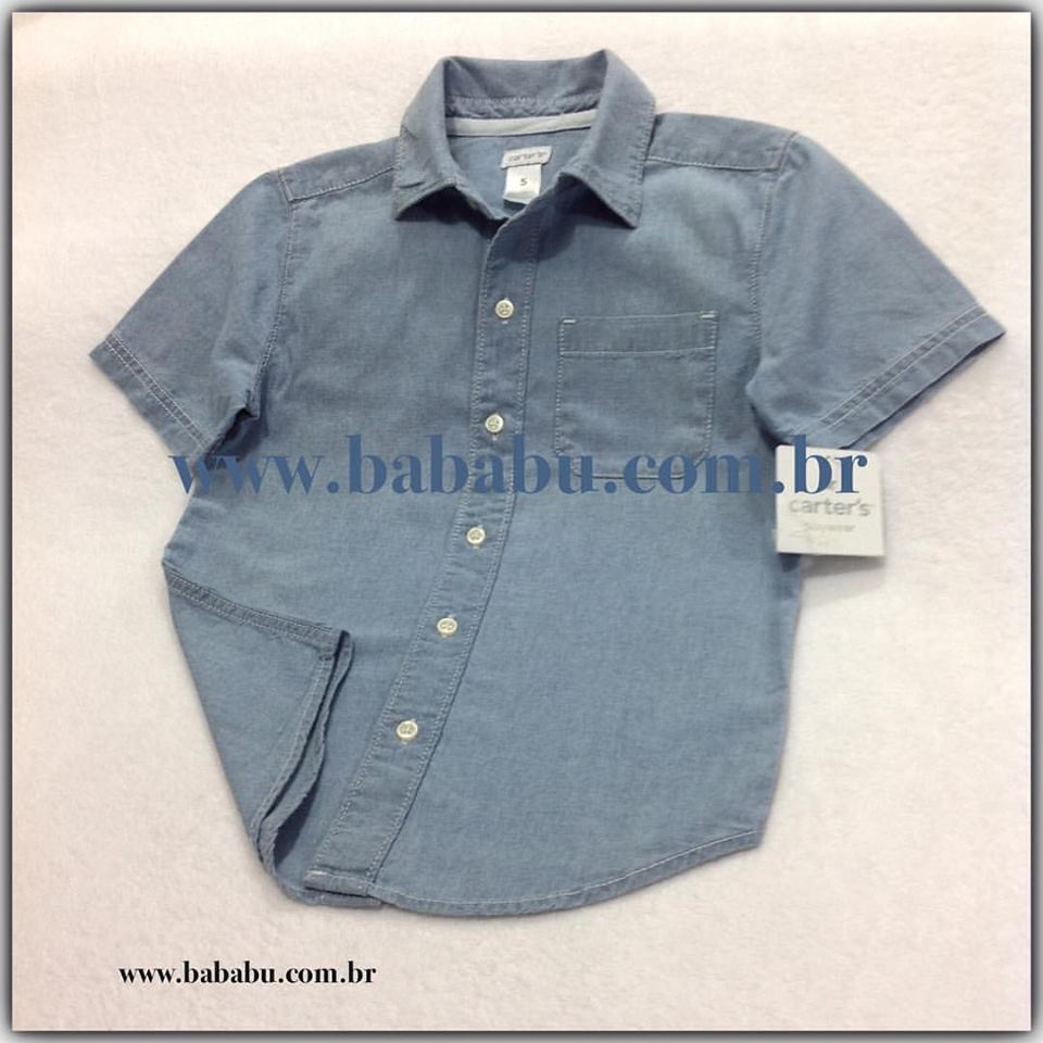Camisa Carters Jeans - 5 anos - R$ 79,90