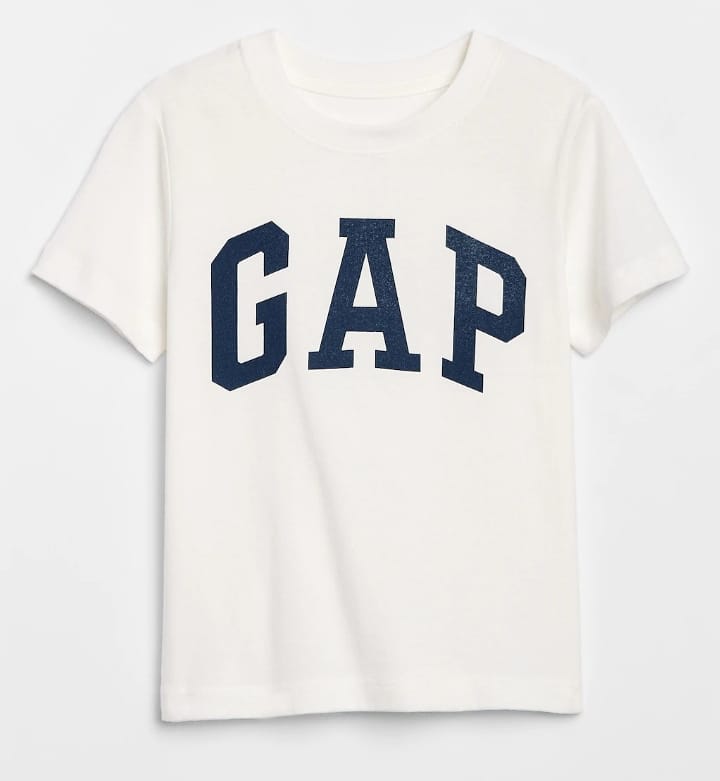 Camiseta GAP m/curta - 4 anos - R$ 89,90 algodao branca
