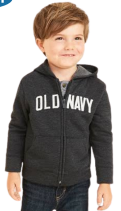 Moletom Old Navy Kids - M 8 anos - R $ 149,90 forrado fleece cinza