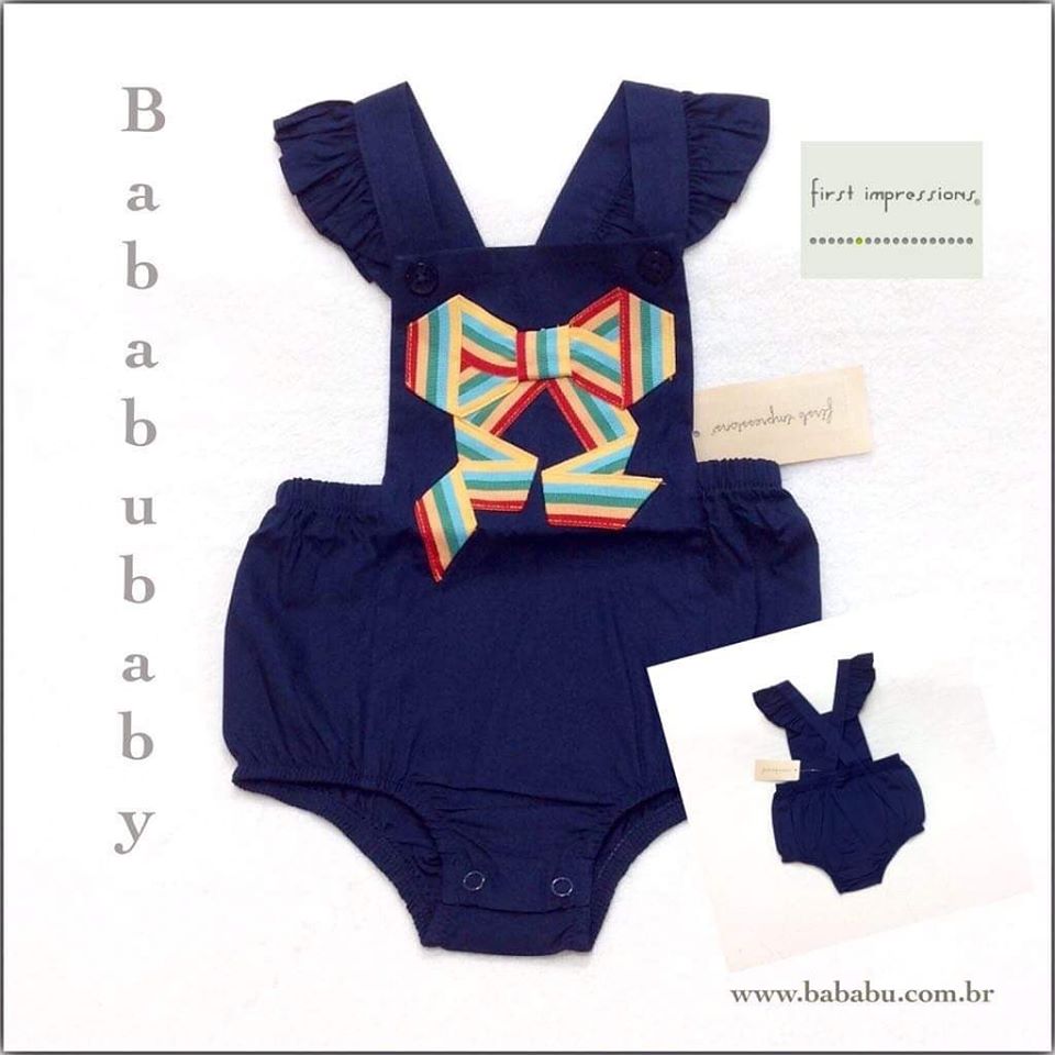 Romper First Impression - 3/6 meses - R$ 89,90