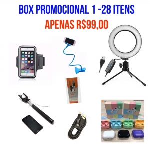 BOX PROMOCIONAL 01 - DIVERSOS ACESSÓRIOS