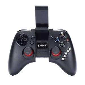 Controle Gamer com Suporte para Celular e  Botoões Multimídia Bluetooth