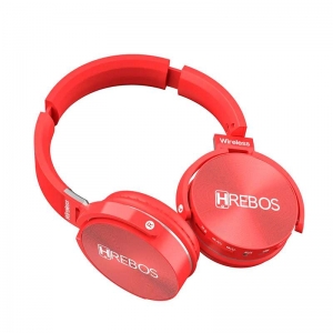 Headphone Bluetooth Music Power Dobrável com Mic Rádio Cart. Mem e aux HS-095
