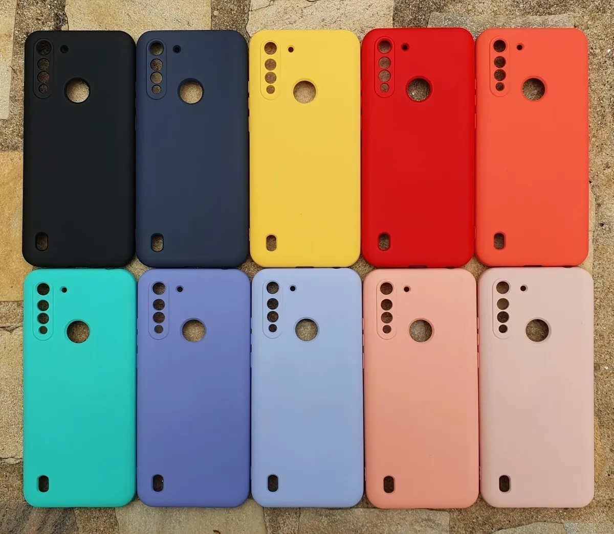 Capinha de Silicone Colorido Interior Aveludado - Xiaomi