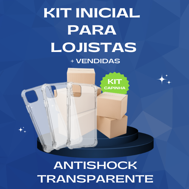 Kit para Lojistas - Capinha Anti Shock Transparente