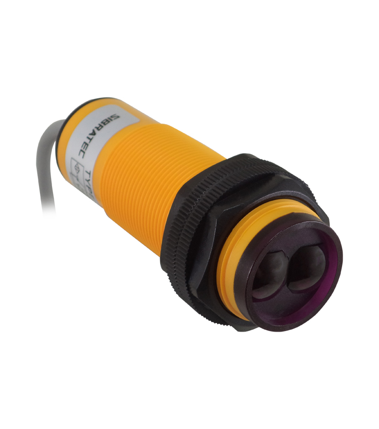 Sensor Fotoelétrico Com Cabo G30-3A70PC não faceado difuso 30mm 6-36Vcc (PNP/NA+NF) C/ 4 Fios e Range 0-70cm