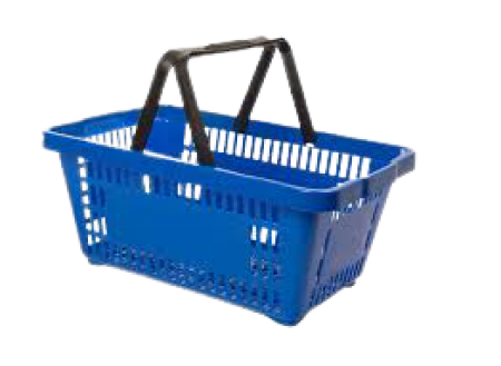 Cestos Para Supermercados Azul