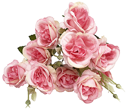 Buquê De Flores Peônia Mini Rosa  - Loja Bellaria