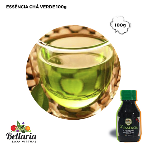 Essência Chá Verde 100g  - Loja Bellaria