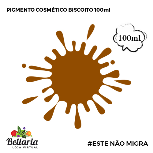 Pigmento Cosmético Biscoito 100ml  - Loja Bellaria