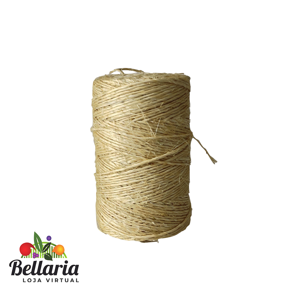 Rolo de Corda Sisal 170g com 70mt  - Loja Bellaria