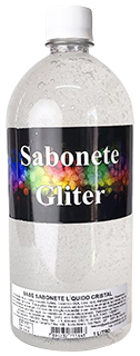 Sabonete Liquido Glitter Cristal (1 Litro)  - Loja Bellaria